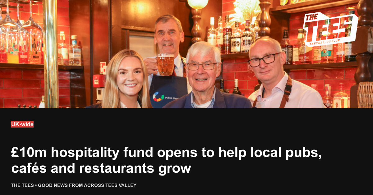 Social sharing card for £10m hospitality fund opens to help local pubs, cafés and restaurants grow