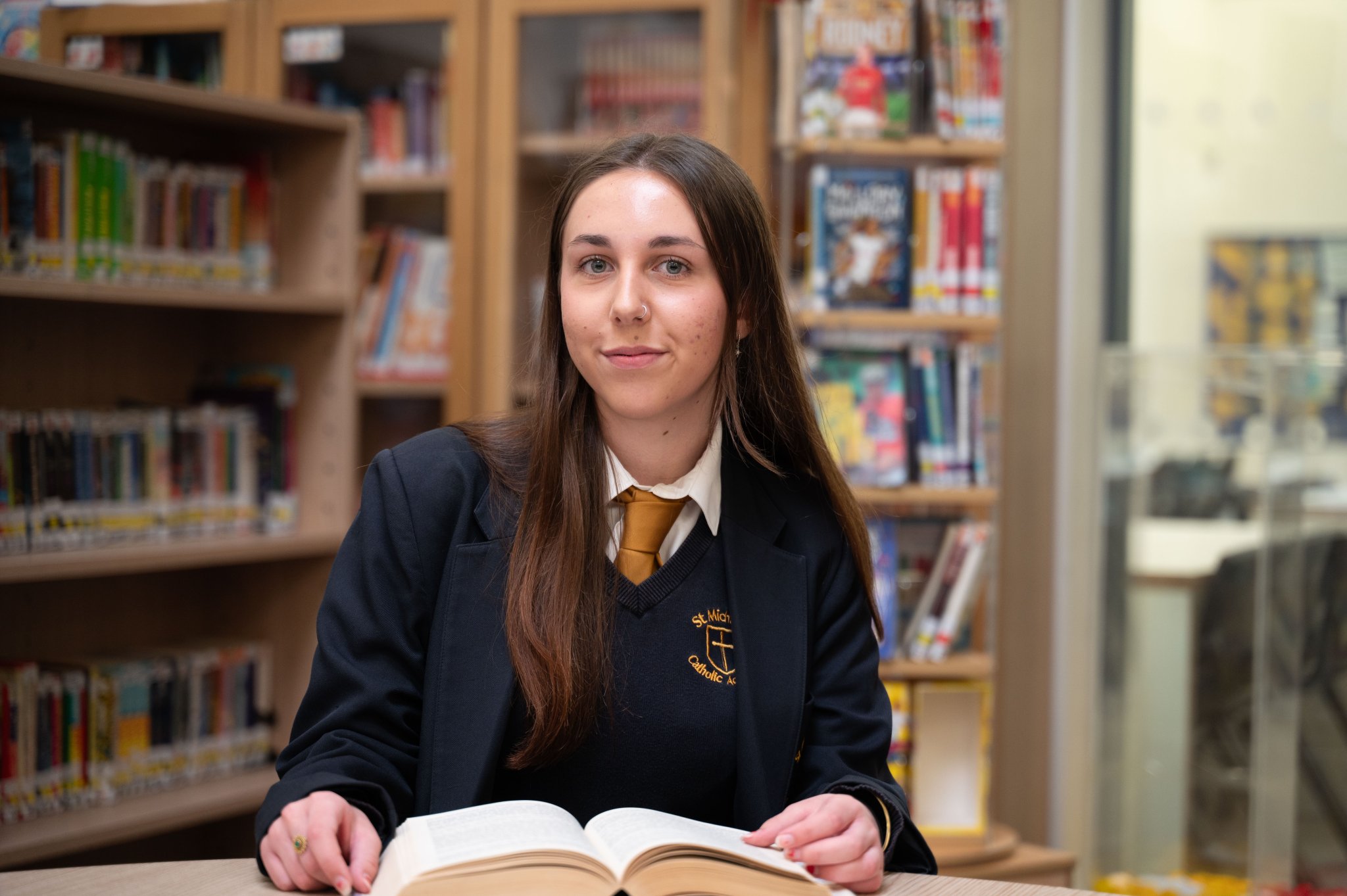 Social sharing card for Billingham young carer scores 100% in Health and Social Care alongside top GCSE grades