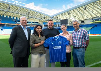 Social sharing card for Brighton & Hove Albion and University of Sussex team up on research, students and community projects