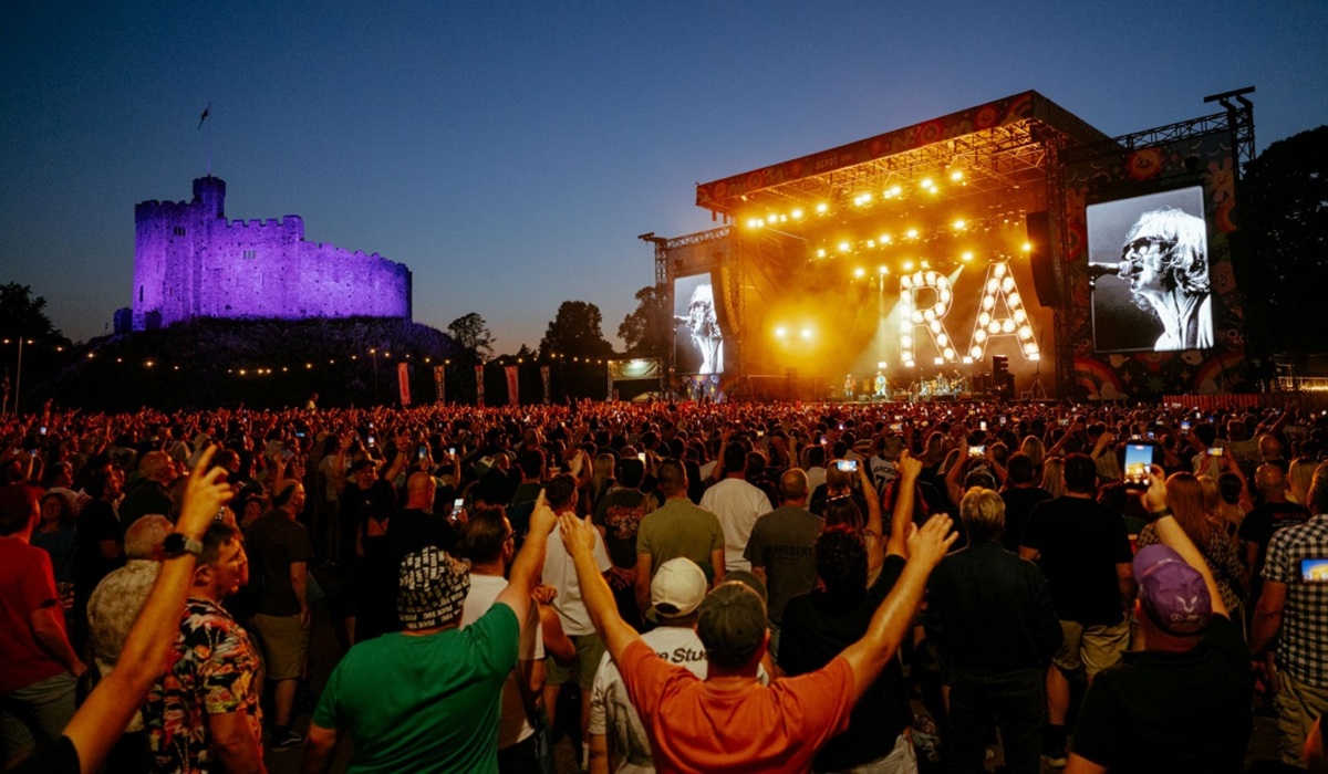 Social sharing card for Cardiff's summer of live music builds on a visitor economy worth £1.86bn