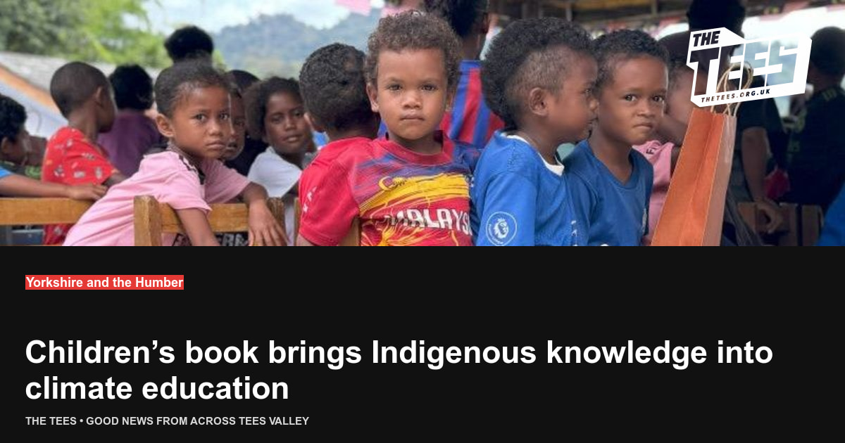 Social sharing card for Children’s book brings Indigenous knowledge into climate education