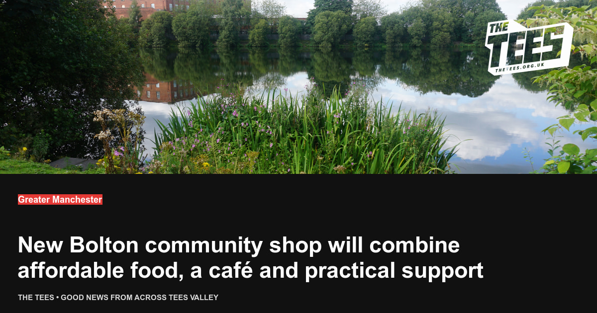 Social sharing card for New Bolton community shop will combine affordable food, a café and practical support