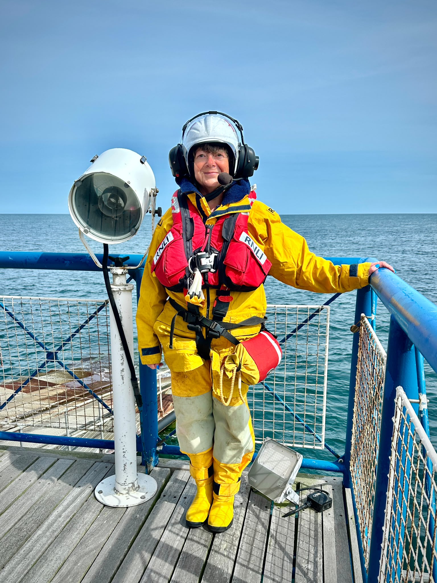 Social sharing card for Cromer RNLI volunteer shows there is more than one way to help save lives at sea