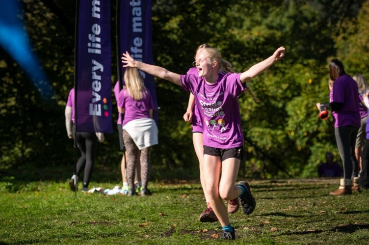 Social sharing card for Cumbria charity run to address mental health stigma