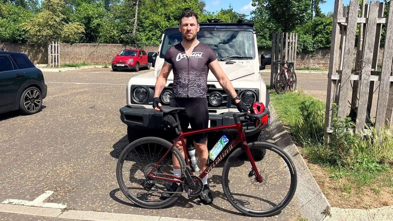Social sharing card for Former boxing champion takes on 1,800-mile cycle-and-swim challenge for suicide prevention