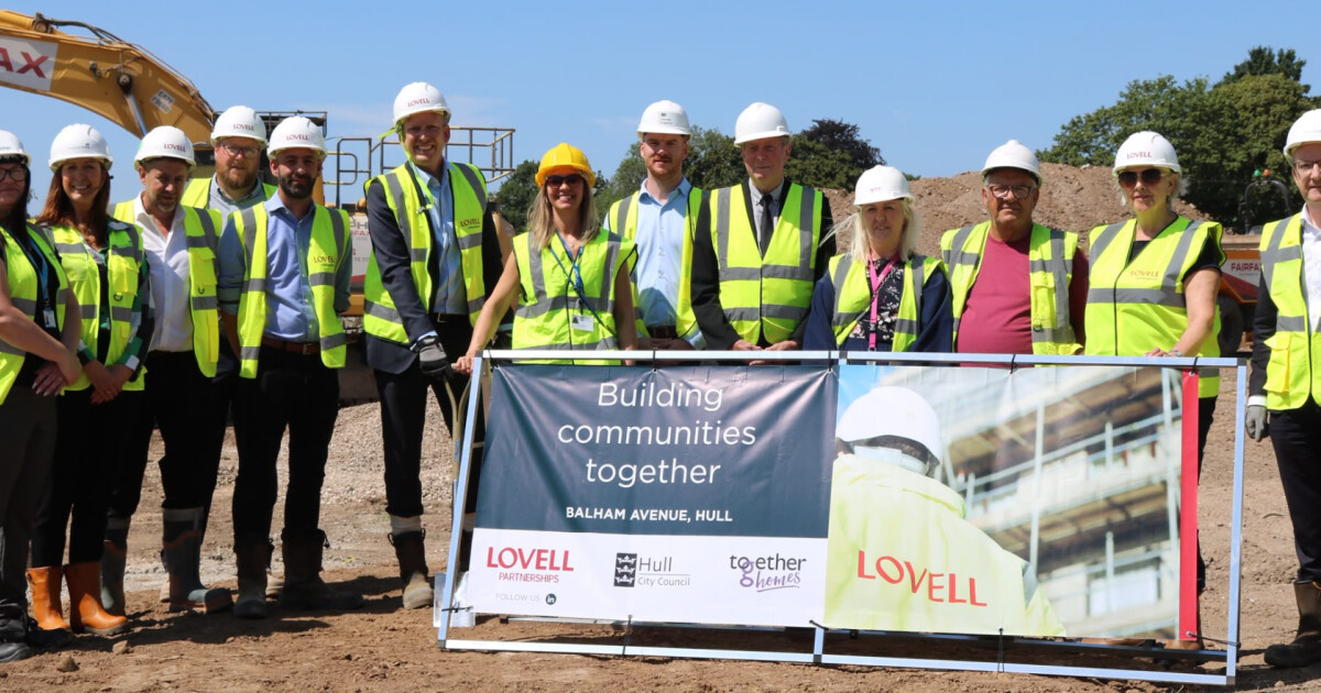 Social sharing card for Work starts on 84 affordable homes as East Hull’s Ings regeneration moves into its next phase