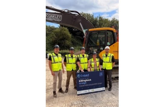 Social sharing card for 23 low-carbon homes for social rent are being built in East Leeds
