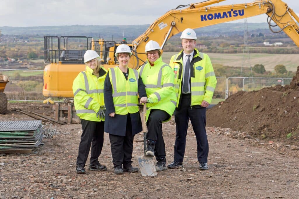 Social sharing card for East Midlands brownfield programme is turning long-empty sites into affordable homes