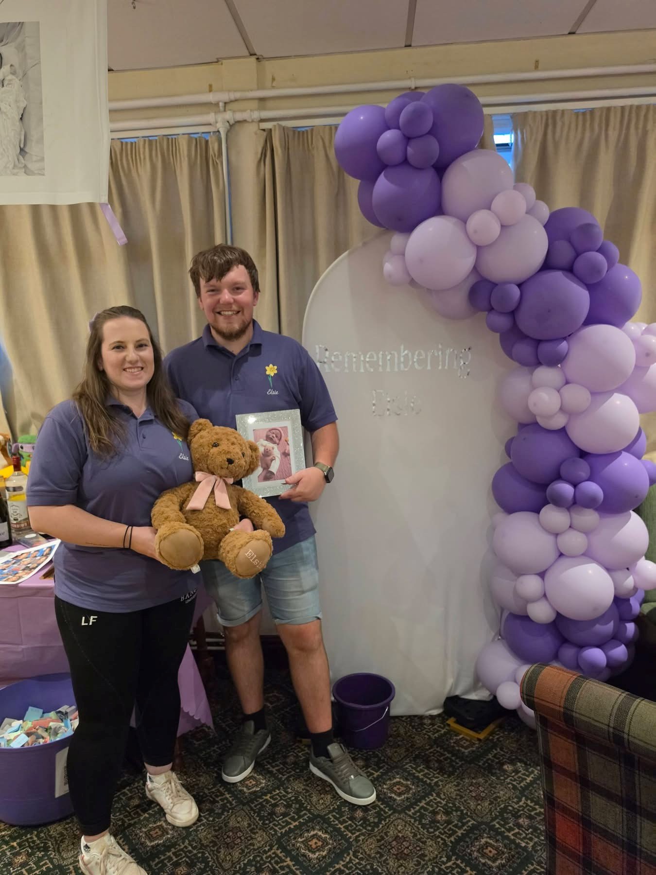 Social sharing card for Kidderminster couple fundraiser for bereavement ward