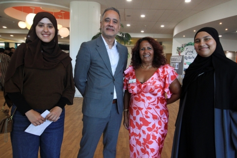 Social sharing card for Luton Sixth Form celebrates 94% A-level pass rate as students get help with their next step