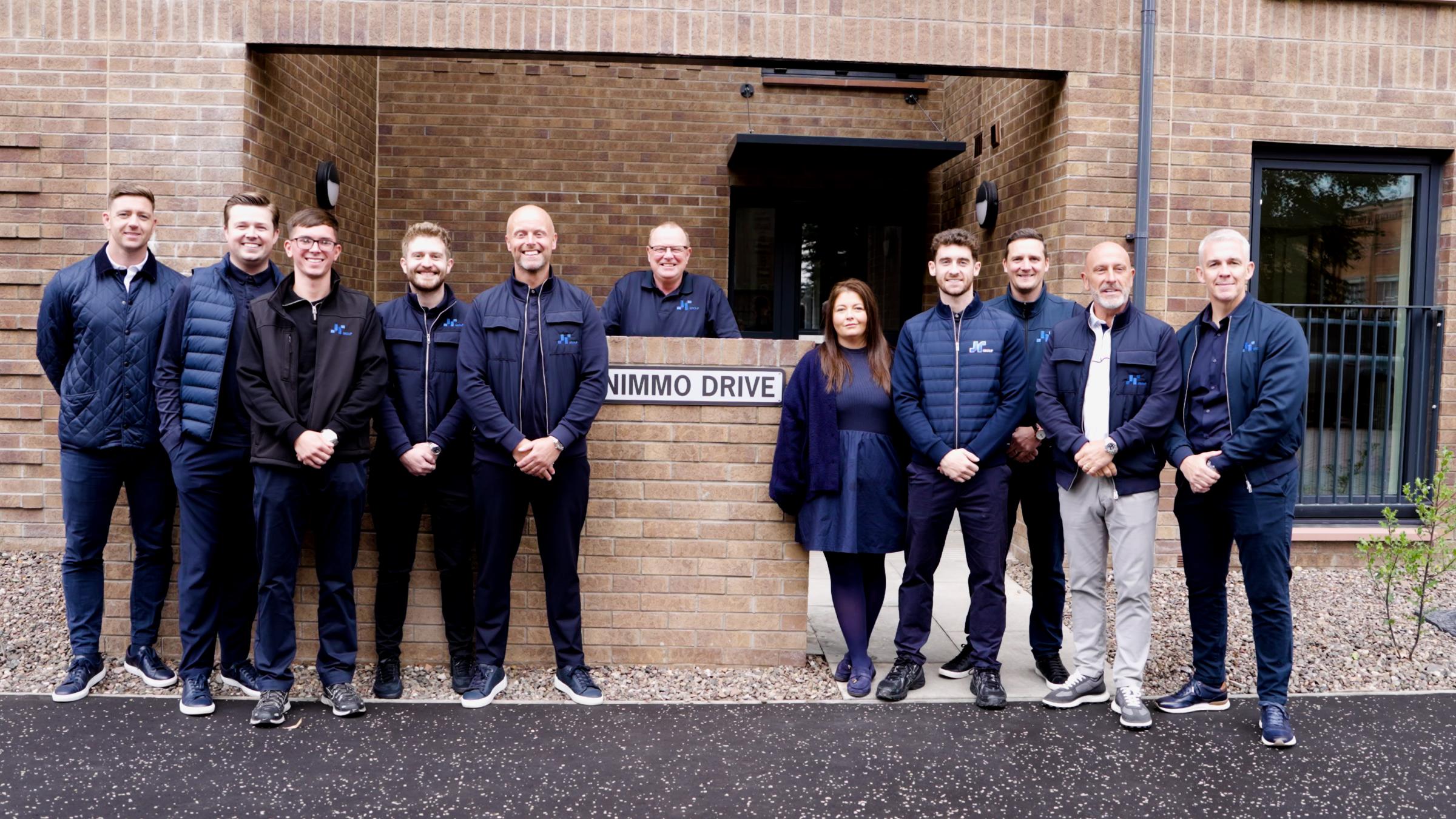 Social sharing card for New energy-efficient social homes finished in Govan
