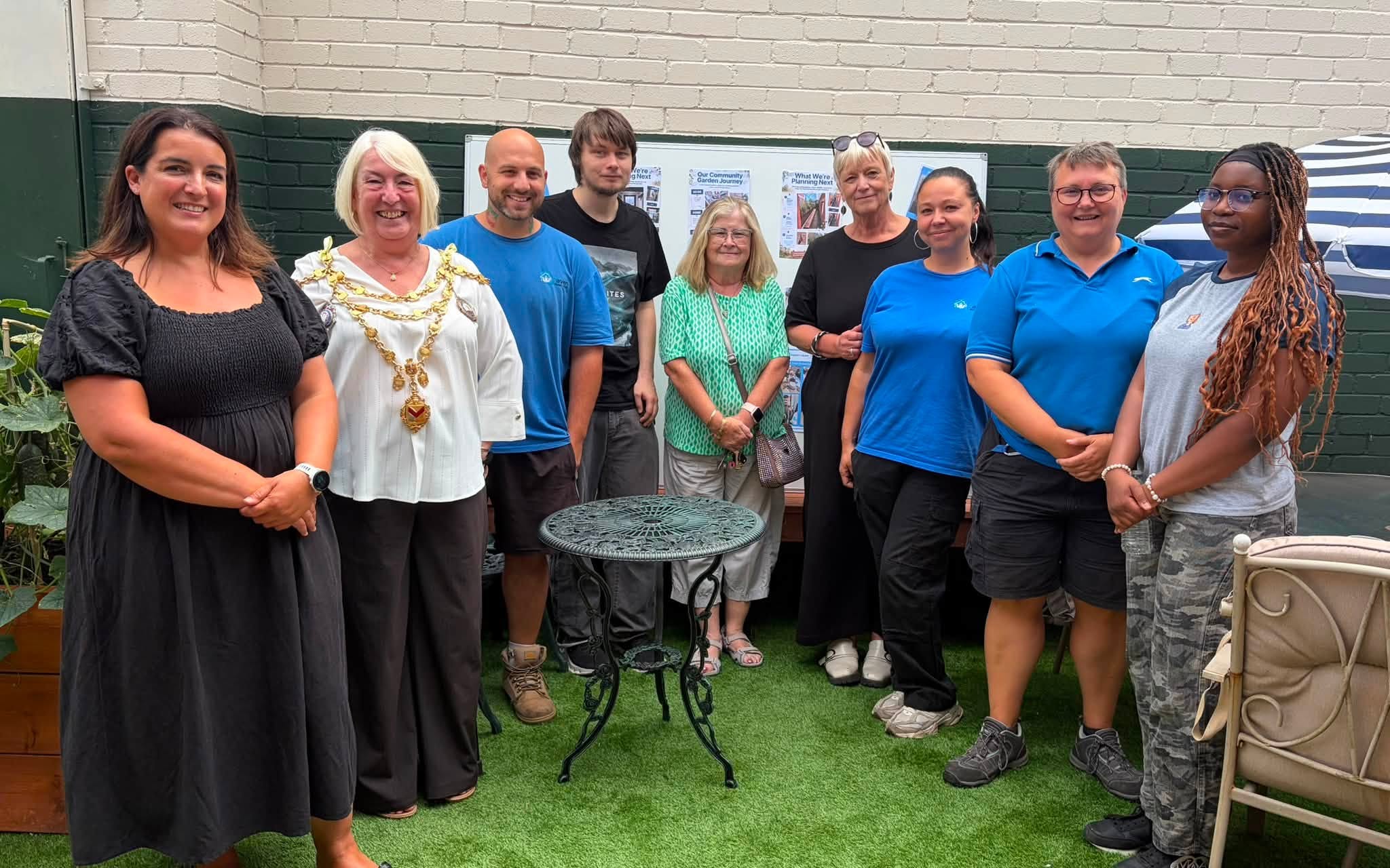 Social sharing card for Newport community garden has grown into a thriving space