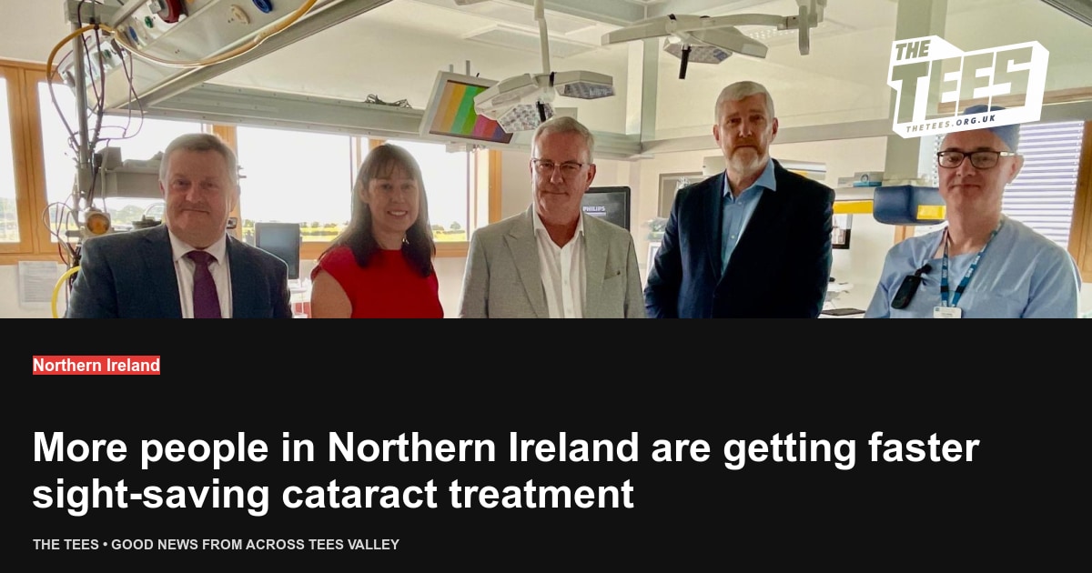 Social sharing card for More people in Northern Ireland are getting faster sight-saving cataract treatment