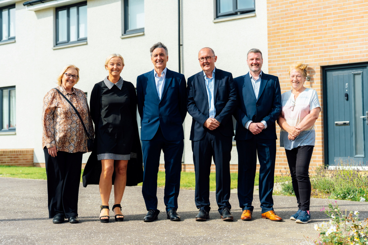 Social sharing card for Sanctuary Scotland unveils its first Edinburgh housing development