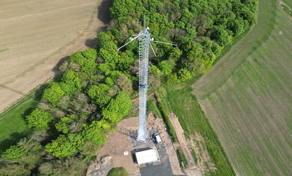 Social sharing card for Scotland opens UK’s first purpose-built science tower for real-time emissions monitoring