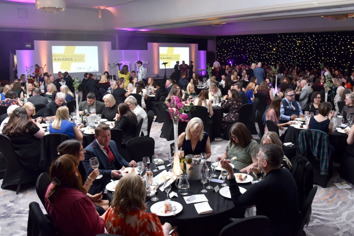 Social sharing card for Scottish Fundraising Awards 2026 shortlist announced