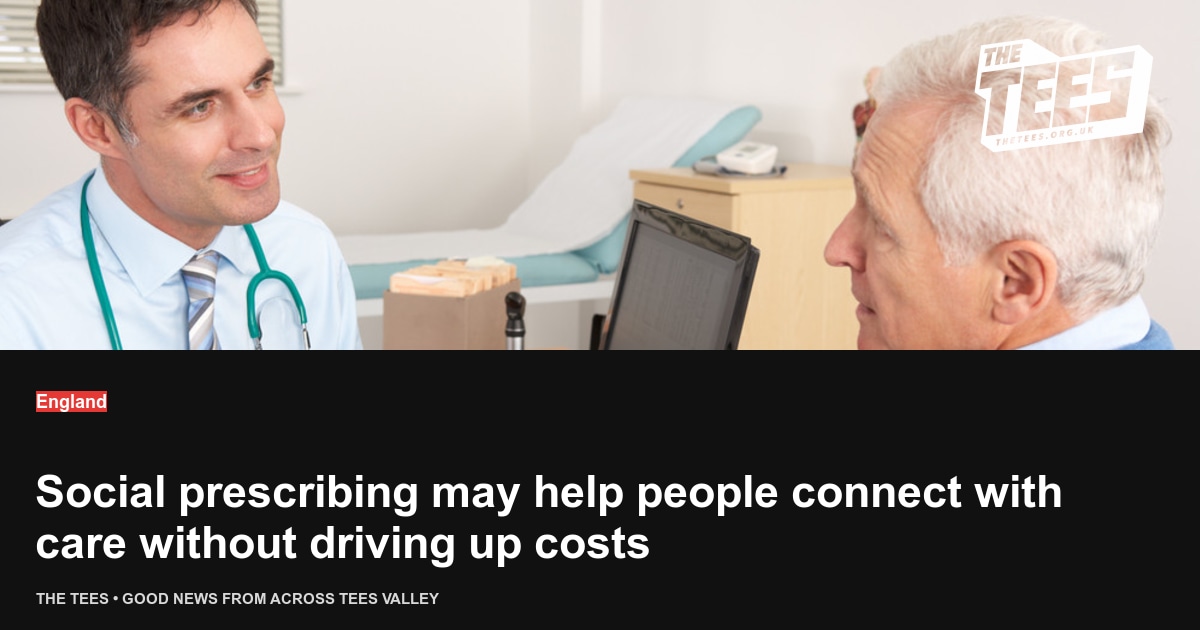 Social sharing card for Social prescribing may help people connect with care without driving up costs