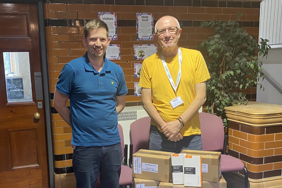 Social sharing card for Surplus tech is helping people stay connected across North West England